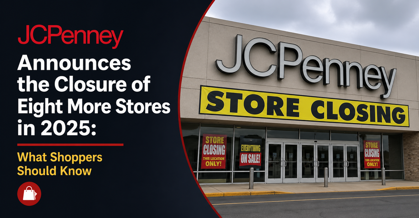 JCPenney Announces the Closure of Eight More Stores in 2025