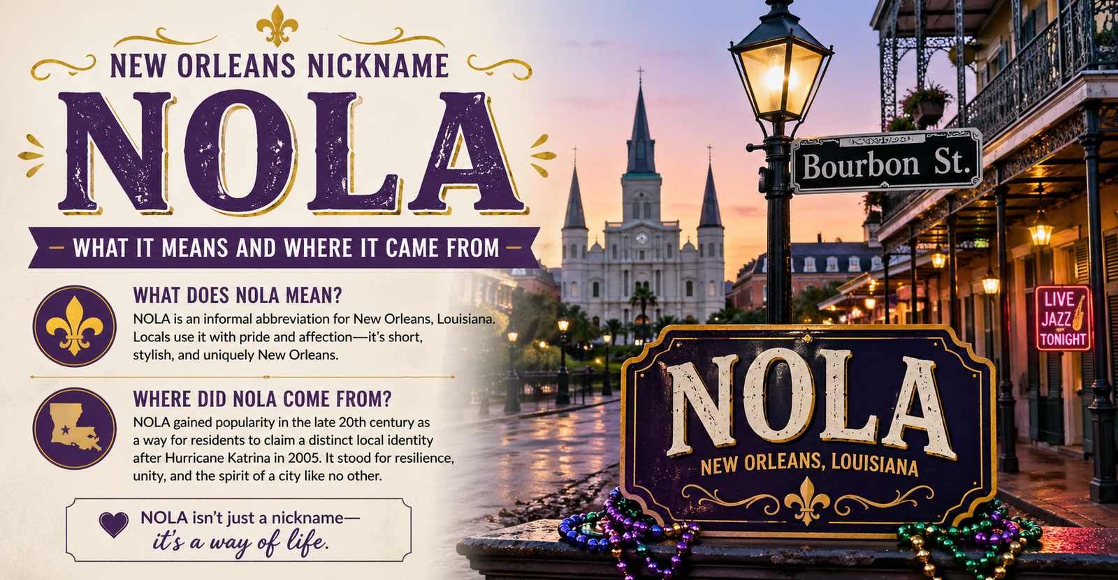 New Orleans Nickname NOLA