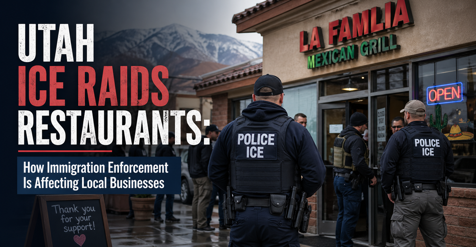 Utah ICE Raids Restaurants