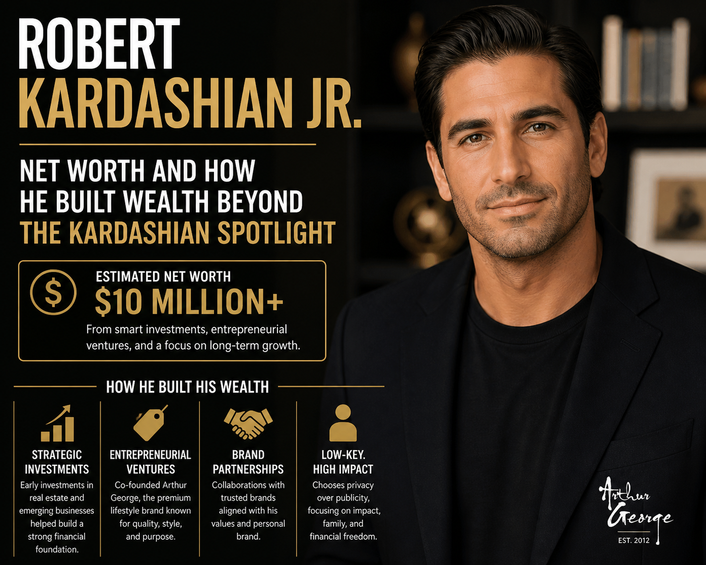 Robert Kardashian Jr Net Worth